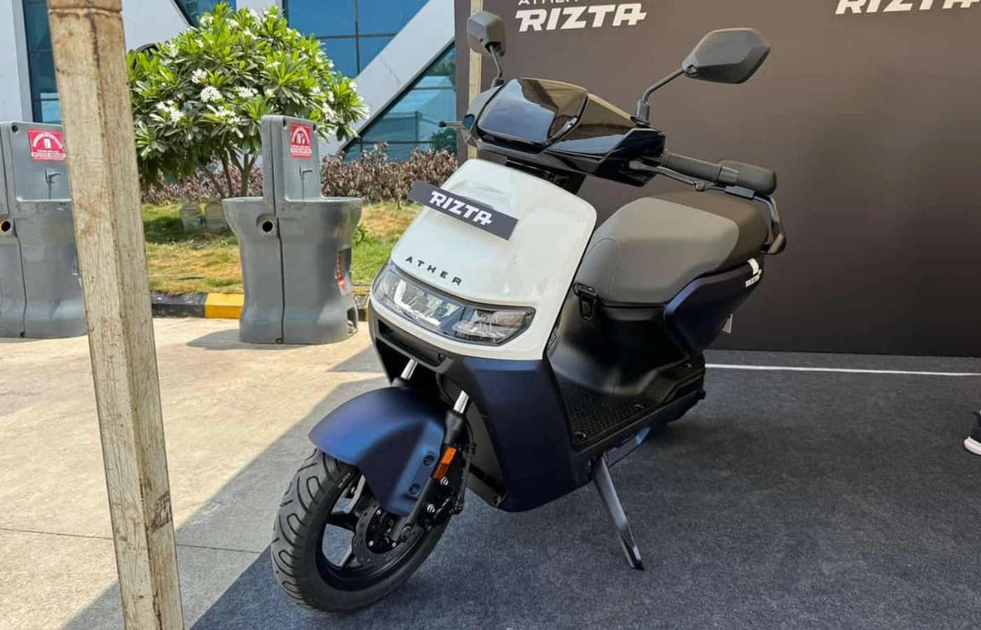 Ather has Launched new Rizta S scooter at a price of Rs 1,37,047